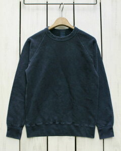 Good On Raglan Crew Neck Sweat / long sleeve Navy Pigment �O�b�h�I�� ���O���� �N���[ �X�E�F�b�g ���� ���� �R�b�g��100% �l�C�r�[ �� ���i���� / men goodon ��� �X�E�G�b�g