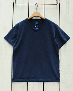 Good On Short Sleeve V Neck Tee Navy Pigment Dye �O�b�h�I�� �O�b�g�I�� V�l�b�N T�V���c / ���� �u�C�l�b�N �l�C�r�[ �� ���i���� made in USA or JAPAN goodon