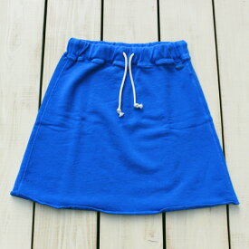Special Color Good On Women Sweat Skirt Short / French Terry Marine Blue Pigment Dye グッドオン グットオン スウェット スカート ショート フレンチテリー 裏毛 マリンブルー 製品 染め fabric made in USA 日本製 goodon