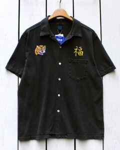 Good On Tora Fuku Open Tee Shirts short sleeve P-Black / pigment dye ObhI ObgI   I[vJ[ Vc /  TVcn {^ hJ ubN  i goodon