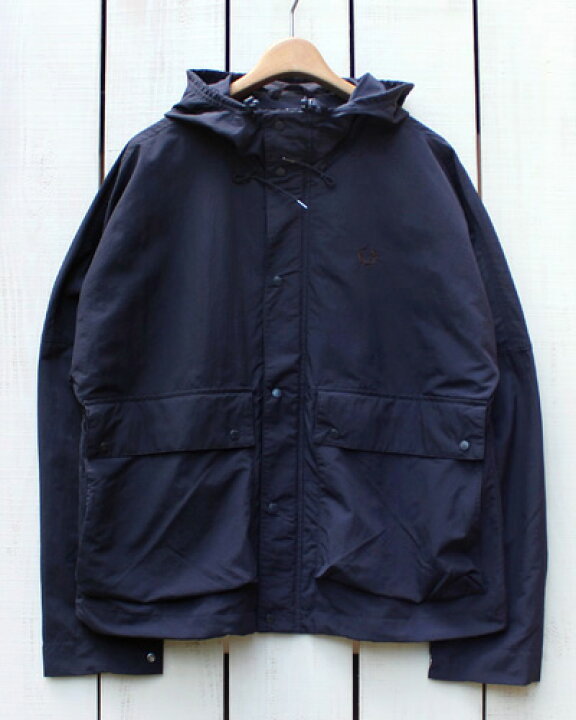 楽天市場】Fred Perry Short Snorkel Parka hood jacket recycle nylon 