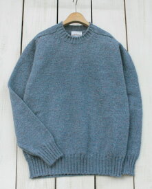 Jamieson's Plain Saddle Shoulder Crew sweater 3ply wool Twilight / 175 made in scotland ジャミーソンズ サドル ショルダー クルー セーター ニット シェットランド ウール 3プライ 厚手 / トワイライト jamiesons