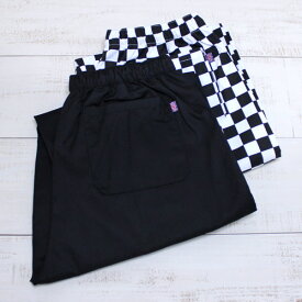 WSC Workwear Chef Trouser / pants easy work / Black & Checker WSC ワークウェア シェフ パンツ / イージー ポリ コットン 無地 ブラック & チェッカー ブラック ホワイト made in england / 英国製 wsc