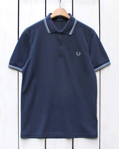 Fred Perry The Fred Perry Shirt pique polo shirts Dk Airforce Lt Ice �t���b�h �y���[ �|���V���c / �����|�C���g ���� ���̎q �R�b�g�� �s�P ���C�� �_�[�N �u���[�O���[ / �A�C�X �u���[ ���[�t �O���[�� fred