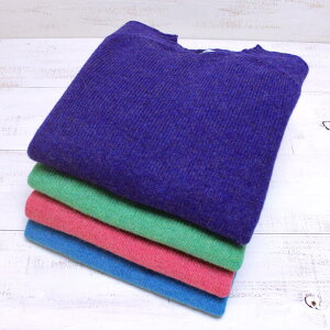 Harley of Scotland Crew Neck Sweater 4-Col wool made in scotland �n�[���[ �I�u �X�R�b�g�����h �N���[�l�b�N �Z�[�^�[ �j�b�g �V�[�����X �E�[�� 4�F�W�J harley supersoft knoll