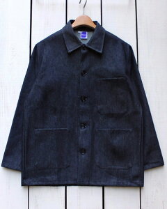Massaua Denim Coverall / jacket work Dark Indigo / made in italy }bT fj Jo[I[ / WPbg Rbg [N pb`|Pbg _[N CfBS / C^A t@Ng[ uh factory