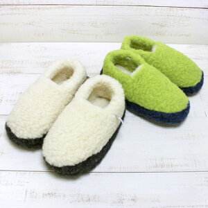 Sheep by the Sea Siberian / room shoes wool pile boa / 2-col unisex V[v oC U V[ E[pC [V[Y Xbp  {A   / 2FWJ ʒF Made in Poland alwero