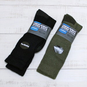 Carolina Ultimate Work Sock / merino wool boots non binding socks / 2-col �J�����C�i �A���e�B���C�g �E�[�� �~�b�N�X ���[�N �\�b�N�X �C�� �n�C�N���[�� �u�[�c ������ Black & Olive / carolina made in usa �A�����J��