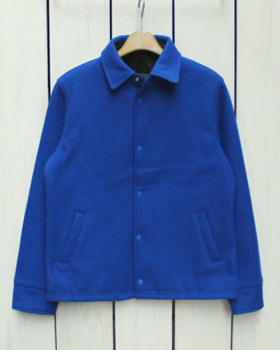 楽天市場】EXPORT LEATHER Melton Coach Jacket / Stadium Award Royal 