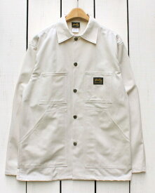 Stan Ray Shop Jacket / coverall work Natural Drill スタンレー ショップ ジャケット / カバーオール パッチポケット トリプルステッチ ワーク / ナチュラル ドリル / ノンウォッシュ made in USA アメリカ製 stanray gung ho