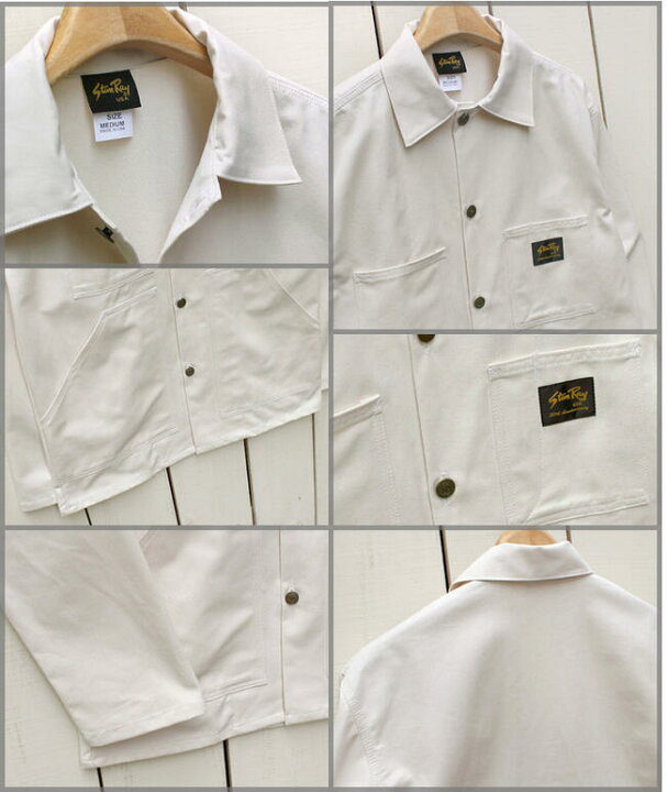 楽天市場】Stan Ray Shop Jacket / coverall work Natural Drill  