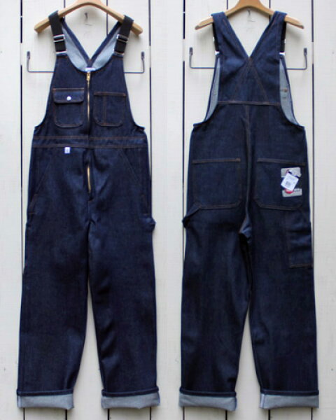Big Bill   Denim Bib Overall with Zip Front Closure   Nay / nonwash work   ビック ビル   ジップ フロント オーバーオール   デニム / ノンウォッシュ ワーク   ダブルジップ サロペット   made in CANADA & USA   cadet big bill