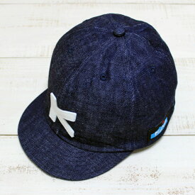 KAVU Baseball Cap / short soft visor Denim / K カブー ベースボール キャップ ショート ソフト バイザー 浅め / デニム ブルー / 洗い made in japan 日本製 kavu outdoor camp fes