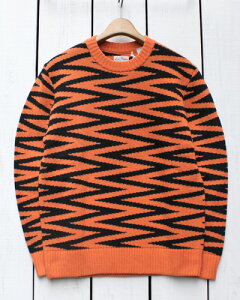 Levi's Vintage Clothing LVC Crew / sweater wool nylon / Zig Zag Red ���[�o�C�X ���B���e�[�W �N���[�W���O �W���K�[�h �N���[ �Z�[�^�[ / �j�b�g �E�[�� �i�C���� ���� ���g�� �W�O�U�O �I�����W �u���b�N levi
