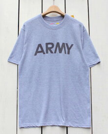 Soffe dry-release Army Tee short sleeve polyester cotton Lt Heather Grey ソフィー ドライ リリース アーミー Tシャツ 半袖 丸胴 速乾 ポリ コットン リフレクタープリント ヘザーグレー 杢 soffe military army