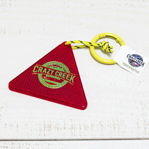 Crazy Creek Reflector Triangle / keyholder Red / outdoor camp �N���C�W�[ �N���[�N ���t���N�^�[ �g���C�A���O�� �L�[�z���_�[ ���b�h / �A�E�g�h�A �L�����v �g���b�L���O ���S ��� �ʋ� �ʊw safety keycharm