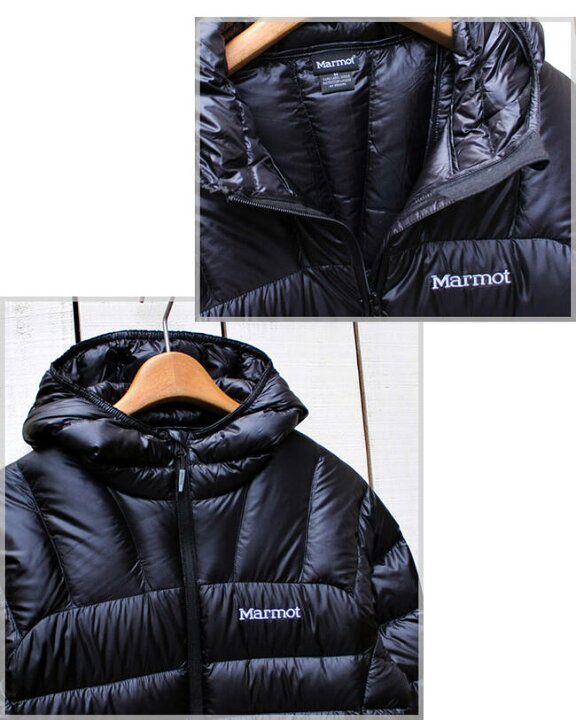 楽天市場】Marmot Dual Down Hoodie / Black jacket 750 fill 