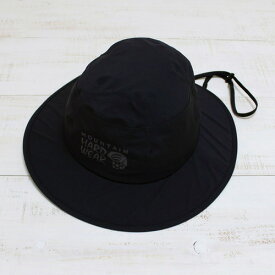 Mountain Hard Wear Cohesion Hat / DryQ Black 010 マウンテン ハードウェア コヒージョン ハット ドライQ 防水 透湿 3レイヤー リフレクターロゴ ブラック 黒 mountain hard