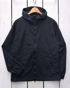 Mammut Hiking WB Hooded Jacket AF Men wind shell / Black �}���[�g �n�C�L���O �t�[�f�b�h �W���P�b�g �E�C���h �u���[�J�[ �V�F�� �A�W�A���t�B�b�g �h�� ���� �y�� �i�C���� �t�[�h �u���b�N �� mammut �}��