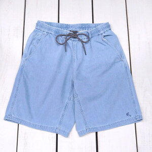 Rokx Classics Denim Strings Shorts / Bleach 8oz / easy waist ���b�N�X �N���V�b�N�X �f�j�� �X�g�����O�X �C�[�W�[ �V���[�c �V���[�g�p���c ���C�g�I���X �����b�N�X �u���[�` / ���C�g�C���f�B�S rokx classi