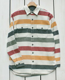 Pendleton Blanket Stripe Over Shirts Classic fit / Cotton Glacier Stripe ペンドルトン ブランケット ストライプ オーバー シャツ 長袖 クラシックフィット コットン ボーダー ナチュラル マルチ pendleton
