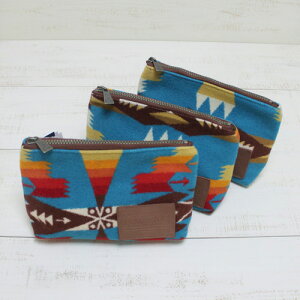 Iׂ܂ I Pendleton Zip Pouch / wool Tucson Turquoise yhg Wbv |[` /   E[ Rbg uPbgn 傫 / c[\ ^[RCY lCeBu  pendleton native