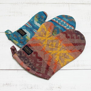 Pendleton Mitten / quilting kitchen goods Sawtooth Mountain /Beige & Alto Mesa / Turquoise yhg ~g / LeBO  Lb`  G lCeBu 2WJ pendleton native