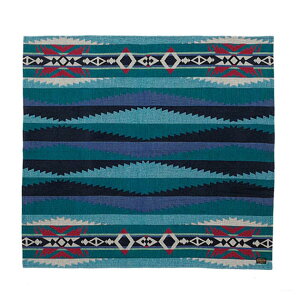 Pendleton Square Jacquard Rug Mat Lahaina Wave �y���h���g�� �X�N�G�A �W���K�[�h ���O �}�b�g �u���[ �O���[�� �l�C�e�B�u ���� �C���e���A ���O / �� ����~�ߕt �唻 ���r���O / �|���G�X�e�� pendleton na