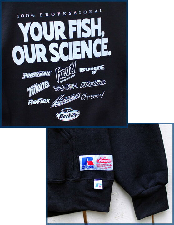 楽天市場】Russell Athretic x Berkley Dri Power Multi Logo Hoodie 