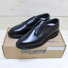 Capps Shoe Company ,inc Commander Welt Oxford leather shoes goodyear Black / Made in USA キャップス コマンダー オックスフォード シューズ レザー グッドイヤーウェルト製法 ブラック 黒 / 革靴 アメリカ製 米軍 capps