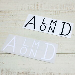 Almond Surfboards Designs Logo Sticker S-size Side Stack / Black & White A[h T[t S XebJ[ STCY ubN & zCg almond surf westcoast beach