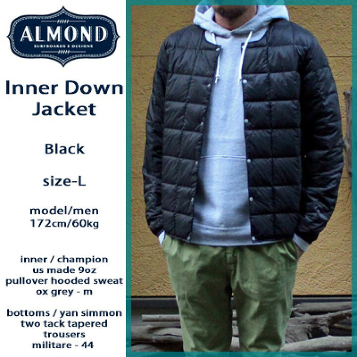 楽天市場】 Almond Surfboards Designs × Taion Inner Down Jacket 