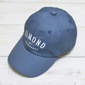 Almond Surfboards Finesurfing Cap / 6-panel cotton twill trucker / Smoke Blue アーモンド サーフ ロゴ キャップ / 刺繍 6パネル ロー ダッド トラッカー コットン ツイル / スモーク ブルー almond surf westcoast beach