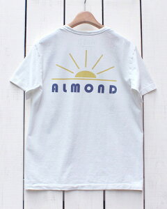 Almond Surfboarsds Sunrise SS Pocket Tee us cotton / White �A�[�����h �T�[�t �v�����g �|�P�b�g T�V���c / ���� �R�b�g�� USA / �t�����g & �o�b�N�v�����g �z���C�g �� / ���{�� almond surf westcoast beach