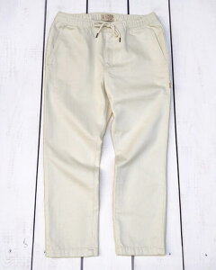 Almond Surfboards Designs Cotton Twill Easy Pants / Natural zip front tapered �A�[�����h �T�[�t �R�b�g�� �c�C�� �C�[�W�[�p���c �i�`������ ������ / �e�[�p�[�h �V���G�b�g ���{�� Japan Made almond surf westcoast beac