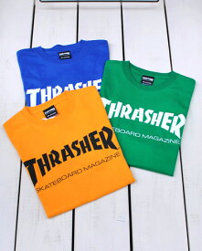 Thrasher Mag Logo SS Tee / t-shirts 3-col スラッシャー ロゴ プリント Tシャツ / 半袖 ゴールド ロイヤル グリーン 定番 アートワーク スケート ストリート thrasher magazine skate street culture