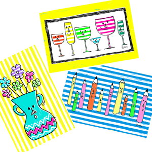 TaMa Postcard 3-Set /  |XgJ[h 3Zbg Gt 킢 Jt CXg A[g ܂ {[_[