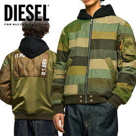 DIESEL ディーゼル メンズ　ブルゾン　MA-1J-UPPERブルゾン アウター ジャケット ジャンバー コート