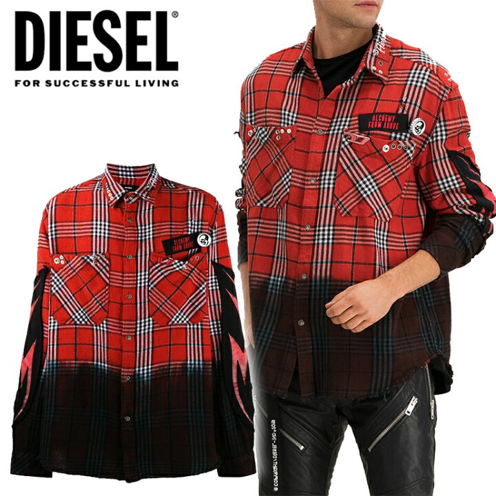diesel チェックシャツ
