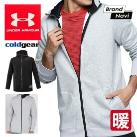 アンダーアーマー ジップパーカー メンズ 男 紳士 フリース ベースライン 裏起毛 フーディー 長袖 UNDER ARMOUR 1343006