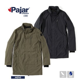 【在庫限り】 メンズ レインウェア 薄手 コート 高撥水 ライトアウター 男 紳士 人気 アウトドア パジャールカナダ コロ Pajar CANADA CORO パッカブル 合羽 アウターおしゃれ 通勤 シンプル 春 秋 コーデ