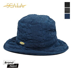 スカラ SCALA 帽子 バケットハット レディース 紫外線 UV 対策 日焼け 防止 レジャー 撥水 レイン シンプル 人気 おしゃれ 秋 冬 小顔 オーテンシア ORTENSIA LW655