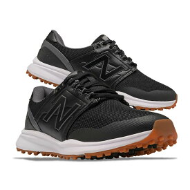 ニューバランス new balance NBG1802 メンズ ゴルフシューズ スパイクレス メッシュ シューレース スニーカータイプ スポーツ ゴルフ テニス 幅広 ツートン ブラック 黒【サイズ交換1回無料】