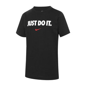 NIKE ナイキ ジュニア Tシャツ ストレッチ キッズ クルーネック DC7792 半袖 子ども 子供用 コットン ウェア 丸首 スポーツ ドライ フィット TEE かっこいい シンプル JUST DO IT 【サイズ交換1回無料】