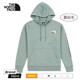 ユニセックス THE NORTH FACE ノースフェイス プルオーバー グリーン 裏起毛 基本ロゴ 刺繍ロゴ スウェットパーカー フーディー NF0A5AZI アウトドア 暖かい 肉厚 セミルーズフィット