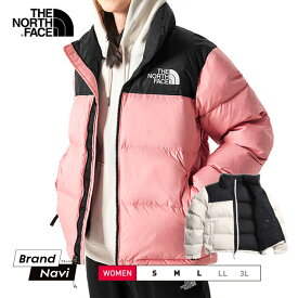 ノースフェイス ダウンジャケット レディース レトロ ヌプシ USモデル 700フィルパワー アウター THE NORTH FACE 1996 RETRO NUPTSE NF0A3XEO 女 ホワイト ピンク 白 軽量 コンパクト オーバーサイズ 大きめ