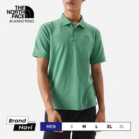 ノースフェイス THE NORTH FACE ポロシャツ メンズ 半袖 人気 M LOGO POLO NF0A7WE8 コットン 綿 アウトドア ロゴ ゴルフ ギフト プレゼント 正規品 【サイズ交換1回無料】