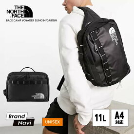 ノースフェイス バッグ メンズ THE NORTH FACE ブラック ネイビー 黒 スリング レディース 11L かばん ユニセックス 通学 通勤 旅行 肩掛け 手提げ タブレットケース PC収納 ショルダーバッグ ジムバッグ CAMP VOYAGER SLING NF0A81BN