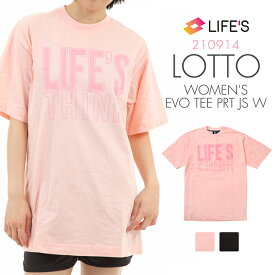 ロット レディース半袖Tシャツ LOTTO LIFE'S EVO TEE PRT JS W 210914