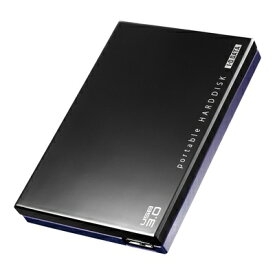【中古】 I-O DATA USB3.0/2.0ポータブルHDD超高速カクウスブラック 1TB HDPC-UT1.0KE (旧モデル)